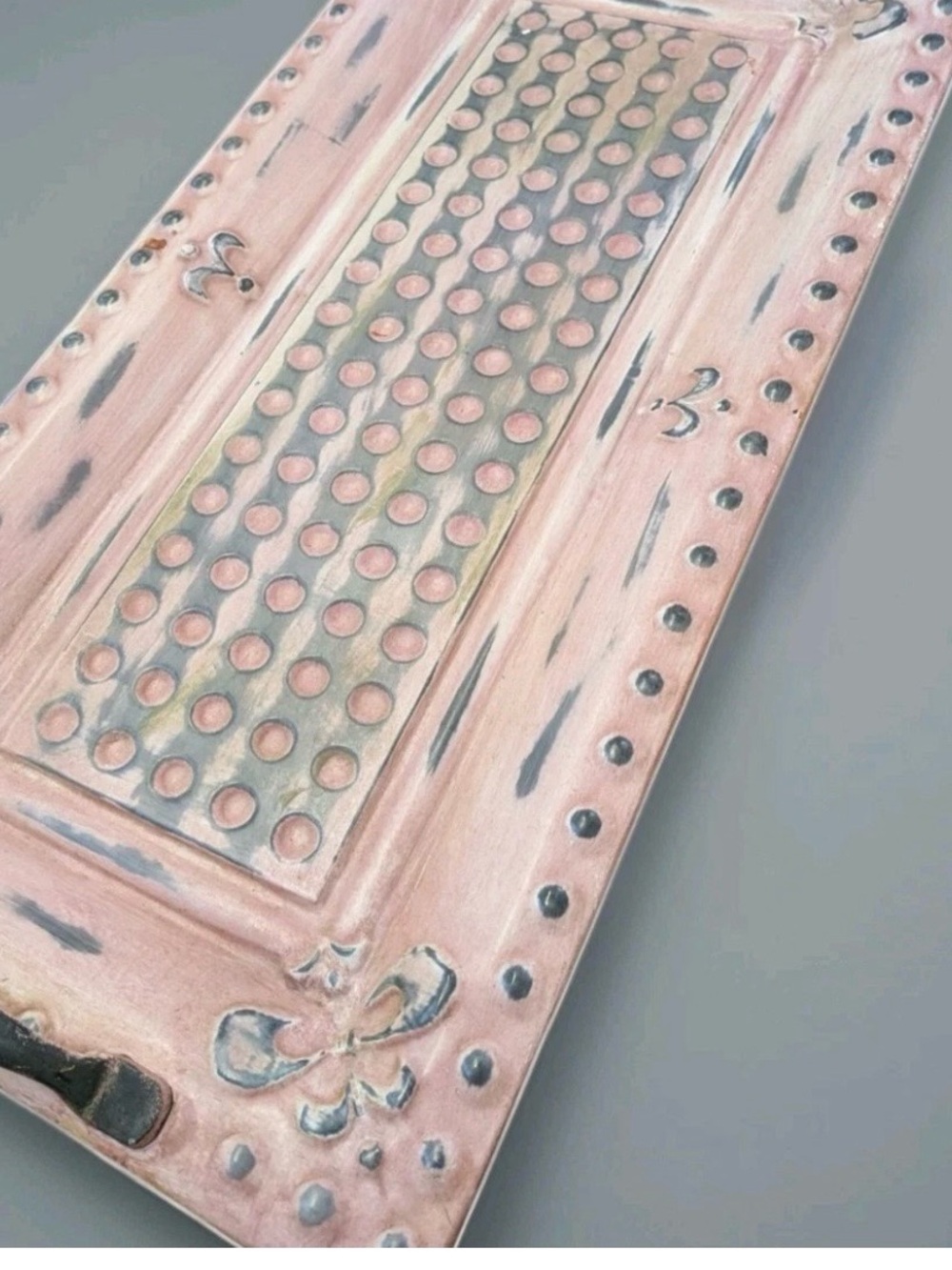 Southern Living Home French Quarter distressed large tray. Like new